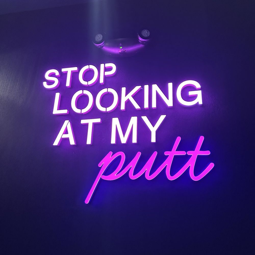 Puttshack - Dania Beach - Signage - Mini Golf Near Me - Dania Beach, Florida