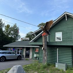 Lumpy's Bar Grill - Easy to find in a lake