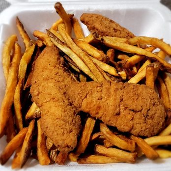 Decent People Taproom - fried chicken and french fries in a styrofoam container - Tapas/Small Plates Near Me - Suffolk, Virginia Decent People Taproom - fried chicken and french fries in a styrofoam container - Tapas/Small Plates Near Me - Suffolk, Virginia