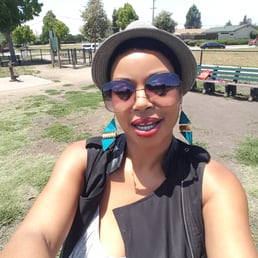 Me at the dog park wirh the girls