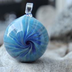 Starry Night Glass Art - Our new 'Blue Moon' Christmas ornament!