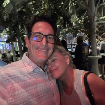 Swingers NoMad - My wife and I with the front bar in the background! - Mini Golf Near Me - New York, New York