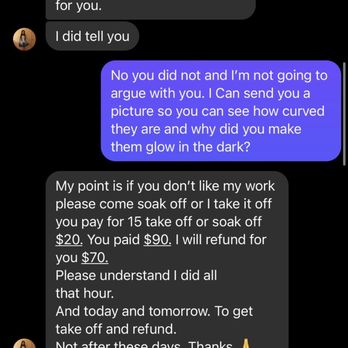 Reno Nail Spa - Messages exchanged on messenger - Nail Salons Near Me - Reno, Nevada