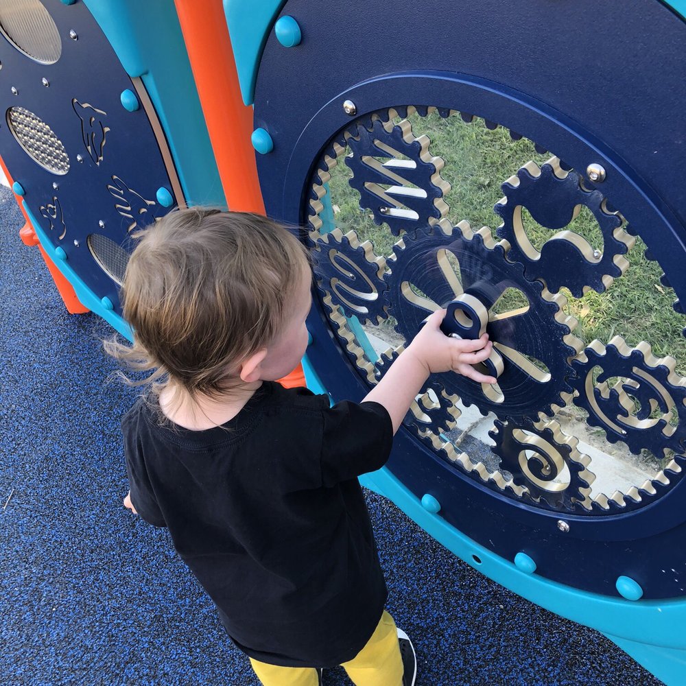 Barton Park - Giant Turning Gear Station with great sound effects from the Incase's metal pellets - Playgrounds Near Me - Anaheim, California Barton Park - Giant Turning Gear Station with great sound effects from the Incase's metal pellets - Playgrounds Near Me - Anaheim, California