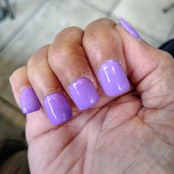 Nails 4 U & Spa - Sloppy, haphazard application left acrylic residue all around my cuticles. This was NOT worth $55.