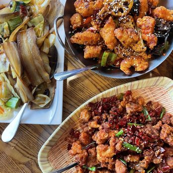 Mala Chili - Sichuan Style Bacon. Mala Dry Pot Fish. Spicy Chicken - Chinese Near Me - Austin, Texas