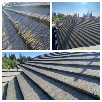 Dependable Handyman Services - Roof tile cleaning, Before, During & After - Handyman Near Me - Yuba City, California