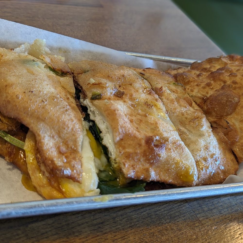 Liang's Village - Sloppy Explosion Pancake - Taiwanese Near Me - Cupertino, California Liang's Village - Sloppy Explosion Pancake - Taiwanese Near Me - Cupertino, California