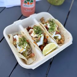 Sombrero Tacoria Nanuet - Taco trios: carnitas, al pastor, chicken