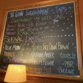 The Glenn Bar & Grill - Entertainment schedule - Bars Near Me - Northglenn, Colorado