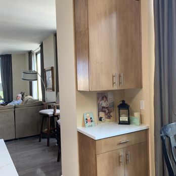 Cabinet Refacing Chicago - custom additional cabinet in corner - General Contractors Near Me - Chicago, Illinois