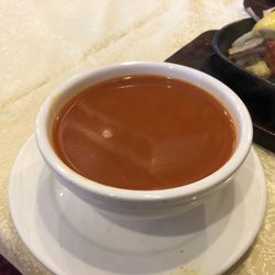 石崗咖哩屋 - Tomato soup- substituted from the chicken soup originally on the menu.