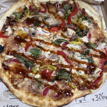 Blaze Pizza - My bbq chicken inspired pizza - Pizza Near Me - Riverside, California Blaze Pizza - My bbq chicken inspired pizza - Pizza Near Me - Riverside, California