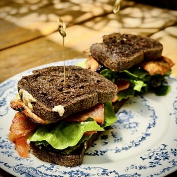 Topanga Living Cafe - BLAT yumminess. I added chicken which was good but a messy eat on my part - Cafes Near Me - Topanga, California Topanga Living Cafe - BLAT yumminess. I added chicken which was good but a messy eat on my part - Cafes Near Me - Topanga, California