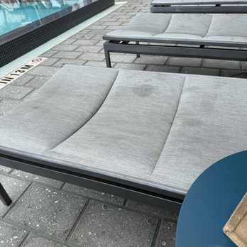 Loew's Hotel - Pool area dirty lounge chairs - Hotels Near Me - Coral Gables, Florida Loew's Hotel - Pool area dirty lounge chairs - Hotels Near Me - Coral Gables, Florida