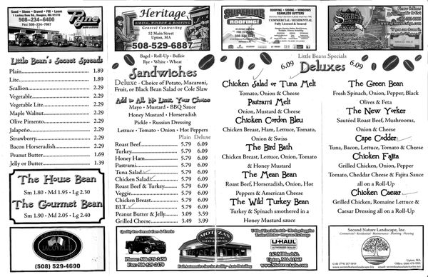 Menu photo 1 Little Coffee Bean Upton, MA