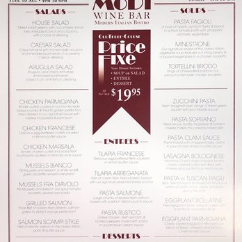 Modi Wine Bar - price list for the wine bar - Wine Bars Near Me - Franklin Square, New York Modi Wine Bar - price list for the wine bar - Wine Bars Near Me - Franklin Square, New York