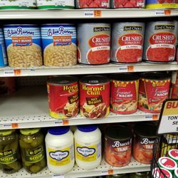Rouses Market - More giant cans.