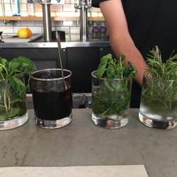 West Oak Nosh - Fresh herbs at the bar??? Yum!