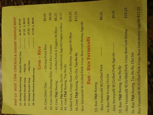 Menu photo 8 Pho Lee Corona, CA