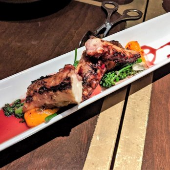 One Steakhouse - ONE Steakhouse 05/18/21: Charred Spanish Octopus - Broccolini, Stewed Tomatoes, Port Wine - Steakhouses Near Me - Las Vegas, Nevada One Steakhouse - ONE Steakhouse 05/18/21: Charred Spanish Octopus - Broccolini, Stewed Tomatoes, Port Wine - Steakhouses Near Me - Las Vegas, Nevada