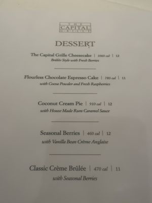 Menu photo 8 The Capital Grille San Antonio, TX