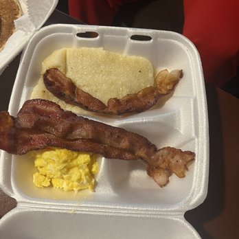 Sum' Thing Simple Cafe - Bacon breakfast plate with a side of pancakes - New American Near Me - Atlanta, Georgia Sum' Thing Simple Cafe - Bacon breakfast plate with a side of pancakes - New American Near Me - Atlanta, Georgia