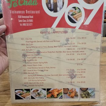 Pho To Chau 999 - Menu (September 2026, side 1) - Vietnamese Near Me - Santa Clara, California Pho To Chau 999 - Menu (September 2026, side 1) - Vietnamese Near Me - Santa Clara, California
