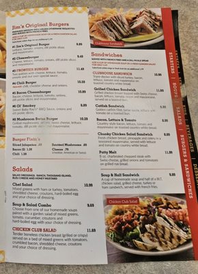 Menu photo 6 Jim's Restaurants Austin, TX