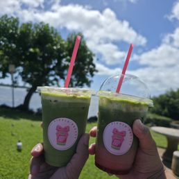 Salted maple matcha and Velvet valentine Salted maple matcha and Velvet valentine