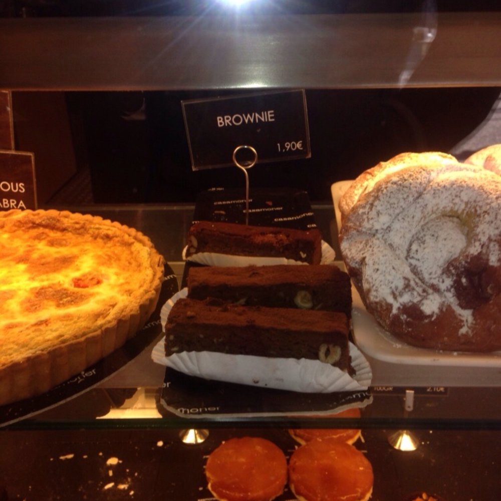 Casa Moner - Not a great picture but this is the first brownie I've ever seen in Europe! - Spanish Near Me - Gerona, GI