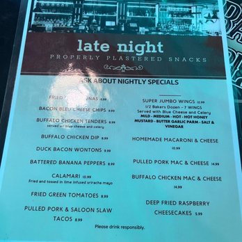 Bad Apple Saloon - Menu - Bars Near Me - Watertown, New York