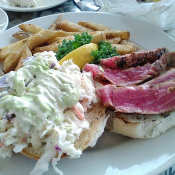 Doc's Seafood & Steaks - Blackened Ahi Tuna Sandwich - Seafood Near Me - Corpus Christi, Texas Doc's Seafood & Steaks - Blackened Ahi Tuna Sandwich - Seafood Near Me - Corpus Christi, Texas