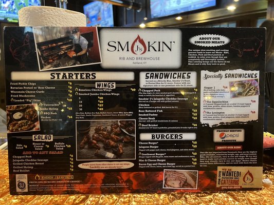 Menu photo 4 Smokin' J's Ashland, KY Menu photo 4 Smokin' J's Ashland, KY