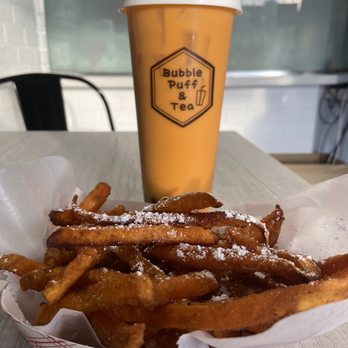 Bubble Puff & Tea - Sweet Potato Fries - Bubble Tea Near Me - Pasadena, California Bubble Puff & Tea - Sweet Potato Fries - Bubble Tea Near Me - Pasadena, California