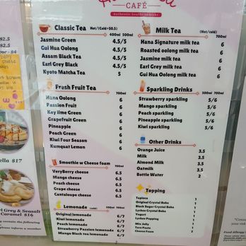 Hanabusa Cafe - Menu - Pancakes Near Me - Chicago, Illinois