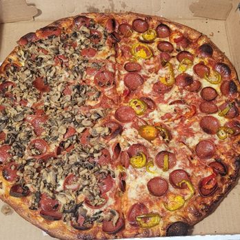 Mineo's South Pizzeria - Pepp Mushroom/ Pepp Cherry hots - Pizza Near Me - Buffalo, New York Mineo's South Pizzeria - Pepp Mushroom/ Pepp Cherry hots - Pizza Near Me - Buffalo, New York