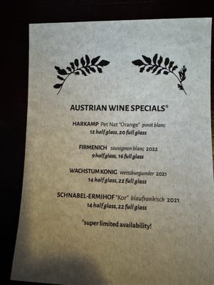 Menu photo 8 Alpenrausch Portland, OR