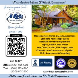 Housebusters - Contact Housebusters for all of your Home Inspection Services and or Mold Assessment