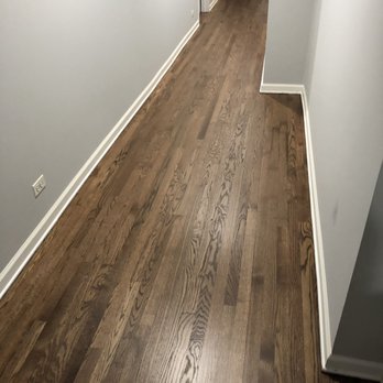 Special Floor - Special Walnut stain with Matte sealer - Refinishing Services Near Me