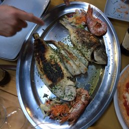 Mixed grilled fish