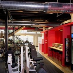 Federal Hill Fitness - Complete circuit under exposed ducts and 75 year old wooden beams.