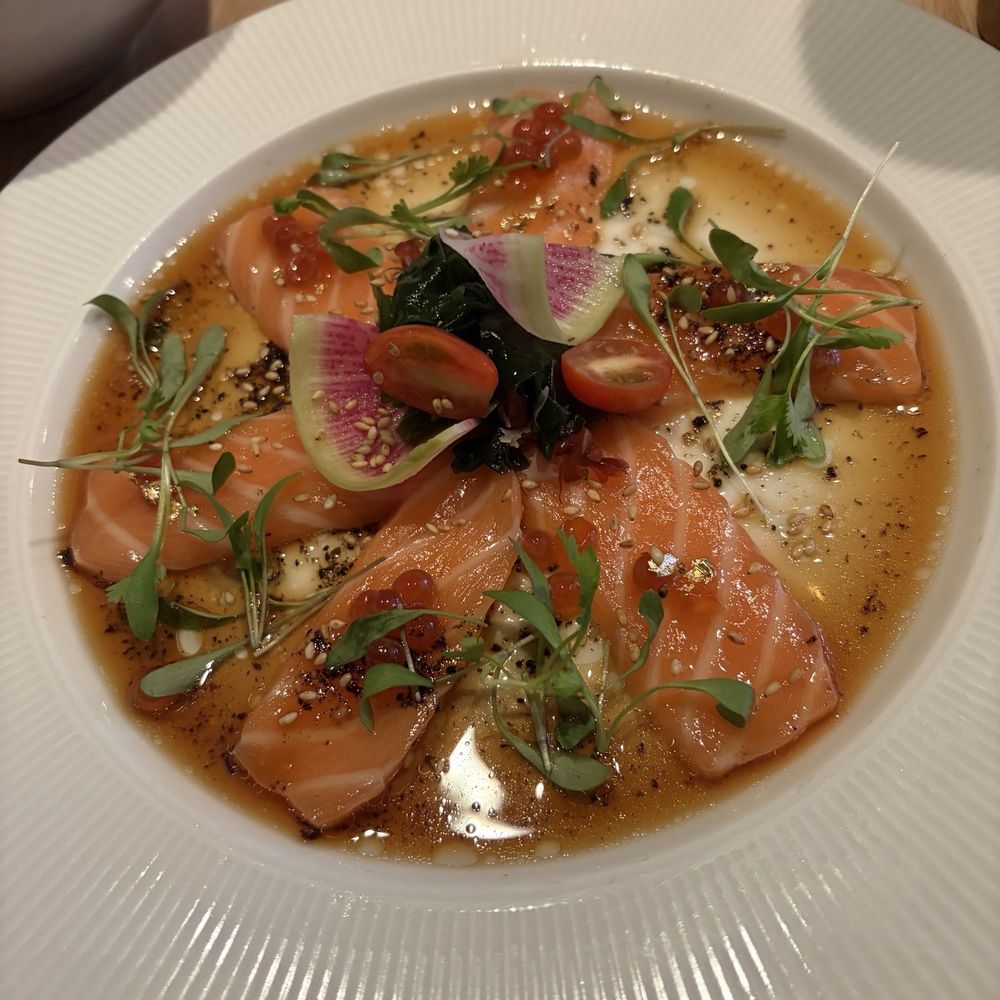 Salmon with Ponzu Truffle Salmon with Ponzu Truffle