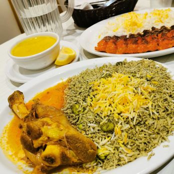 Château Kabab - Baghali polo with lamb shank - Persian/Iranian Near Me - Montreal, Quebec Château Kabab - Baghali polo with lamb shank - Persian/Iranian Near Me - Montreal, Quebec