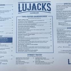 Lujacks All American Grill - LUNCH MENU