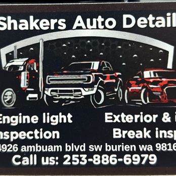 Shakers Auto Detail - business information - Auto Detailing Near Me - Seattle, Washington Shakers Auto Detail - business information - Auto Detailing Near Me - Seattle, Washington