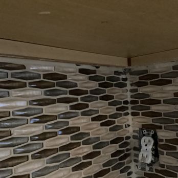 G&R Fabrication - They left grout on the outlets and gaps under the cabinets - Countertop Installation Near Me - Danbury, Connecticut