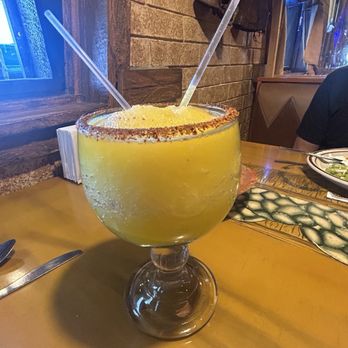 Los Potrillos - Frozen mango margarita - Mexican Near Me - Santa Fe, New Mexico