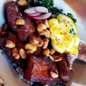 Mopho - Glazed Pork Belly Bowl with Warm Jasmine Rice - Vietnamese Near Me - New Orleans, Louisiana