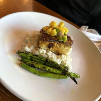 Fat Cats - Swordfish w/ Risotto - New American Near Me - Cleveland, Ohio Fat Cats - Swordfish w/ Risotto - New American Near Me - Cleveland, Ohio